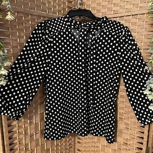 BYDesign Perky Polka Dot Blouse